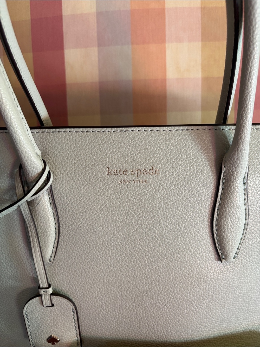Kate Spade light mint Leather Tote with Matching Wallet - Picture 3 of 10